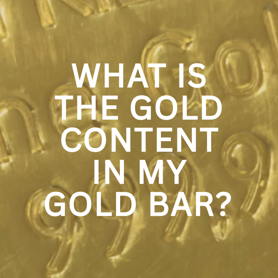 What is the Gold Content in My Gold Bar?