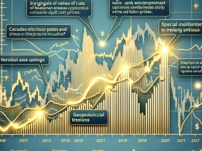 Gold Prices Surge Amid Federal Reserve Rate Cut Signals and Geopolitical Tensions